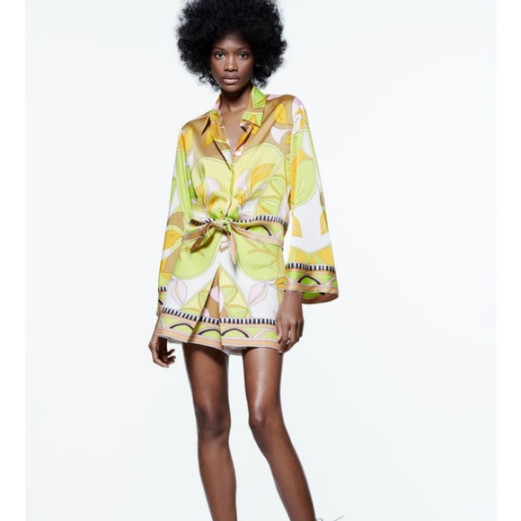 NWT Zara printed skort xs - Picture 2 of 5